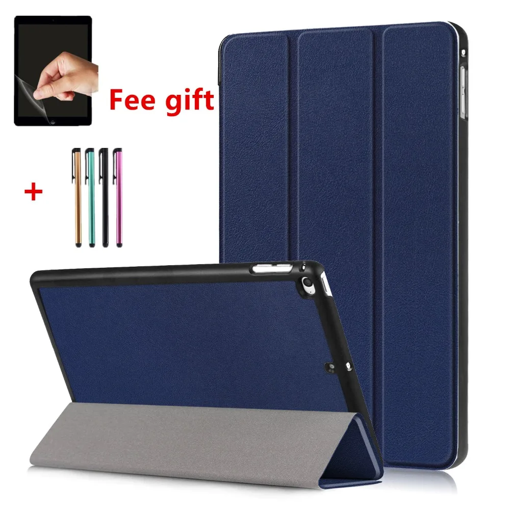 

Case for New iPad Mini 5 mini 4 7.9" magnetic pu Leather Ultra Slim Tri-fold Smart Tablet Cover for ipad mini 5 2019+film+pen