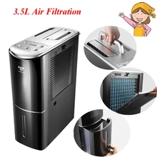3.5L эффективная фильтрация воздуха визуальный уровень воды дизайн окна осушенный рабочий осушитель в черном DM1211