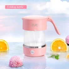 Электрический чайник для воды силиконовый складной дорожный мини-чайник Chaleira портативный складной бойлер для воды бытовые электроприборы
