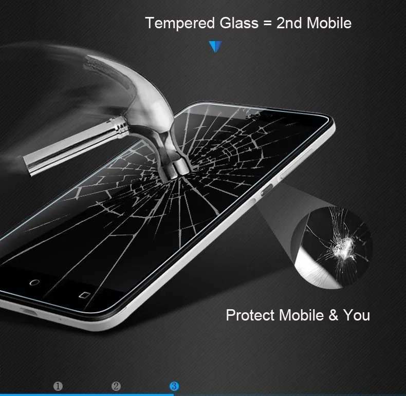 Закаленное стекло 9H 2.5D для смартфона Elephone A2 A4 Pro P8 3D c1 Защитная пленка экрана