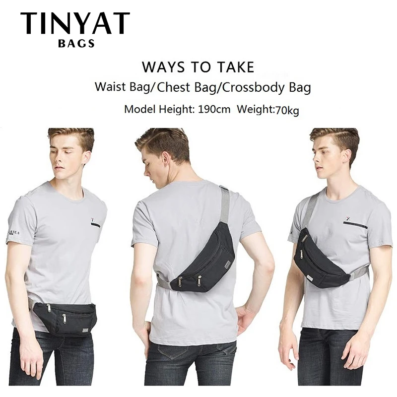 Men's Fanny Pack Crossbody Crossbody Bag Shoulder Fanny Pack