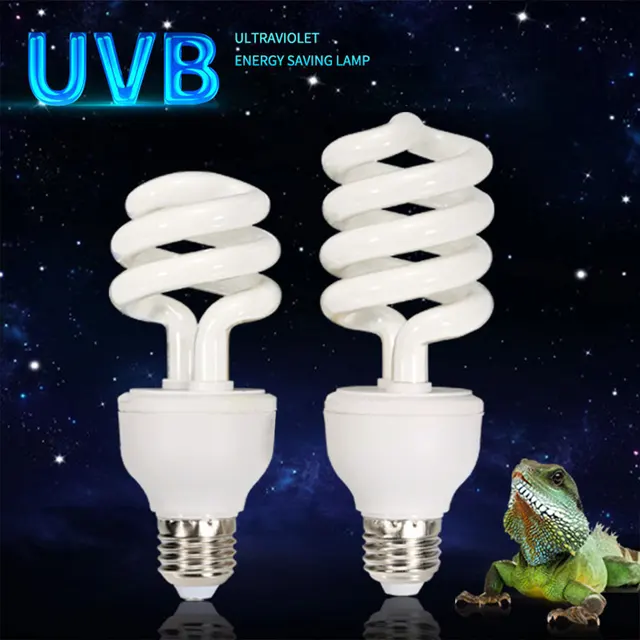13W Pet Reptile Ultraviolet Lamp UVB 5.0/10.0 Lamp Bulb Energy Saving