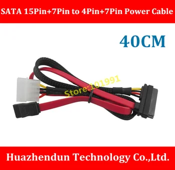 

New Arrivals SATA Hard Disk Cable 15Pin+7Pin SATA to 7Pin+4Pin IDE Power Cable 40CM SATA+IDE+DATA Power Cable