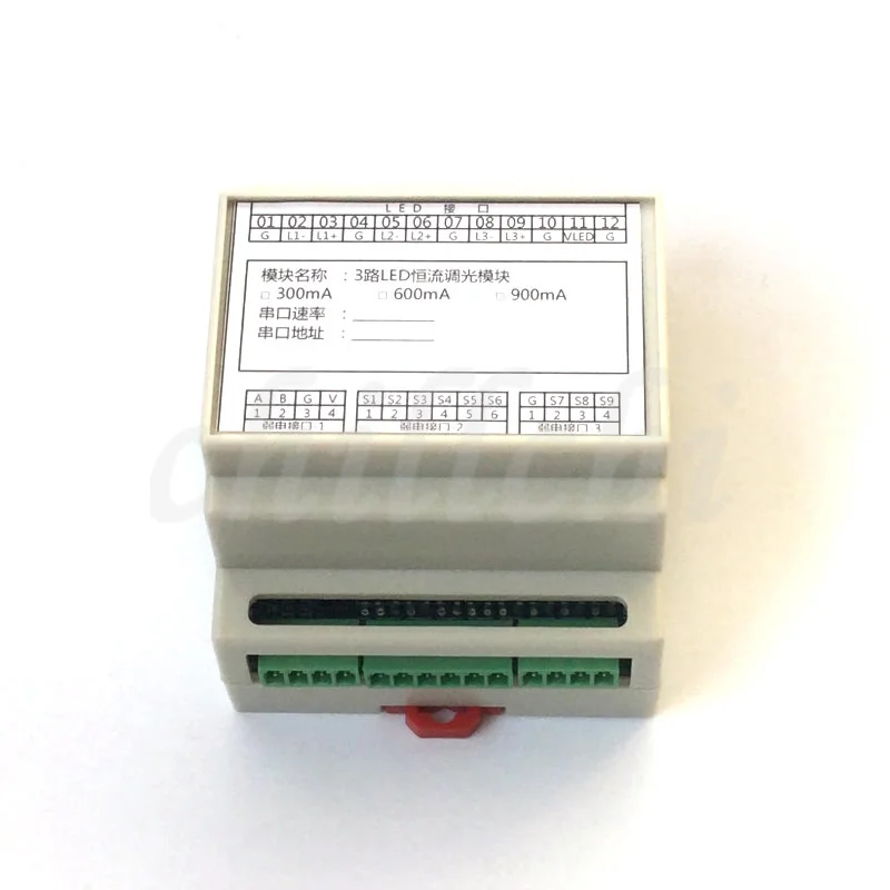 

3 channel PWM constant current and high-power LED dimming module RS485 Modbus HD4603