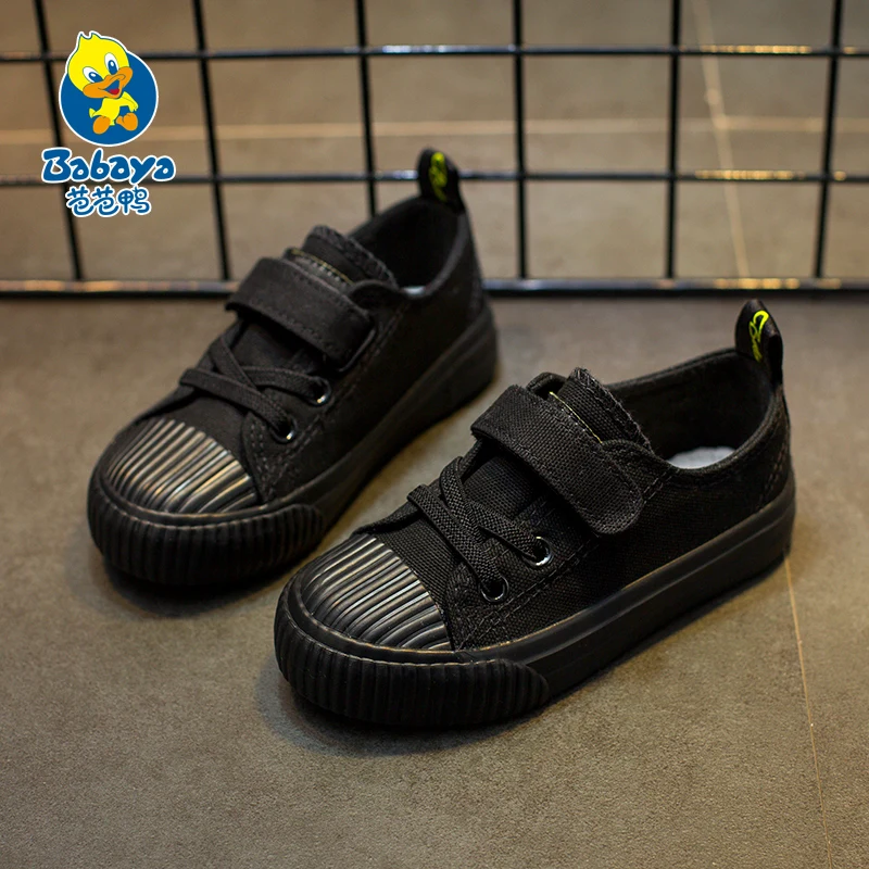 

Babaya Children Canvas shoes infantile infant boy girl kids sneakers School sports Running Breathable Light Solid Toddler shoes