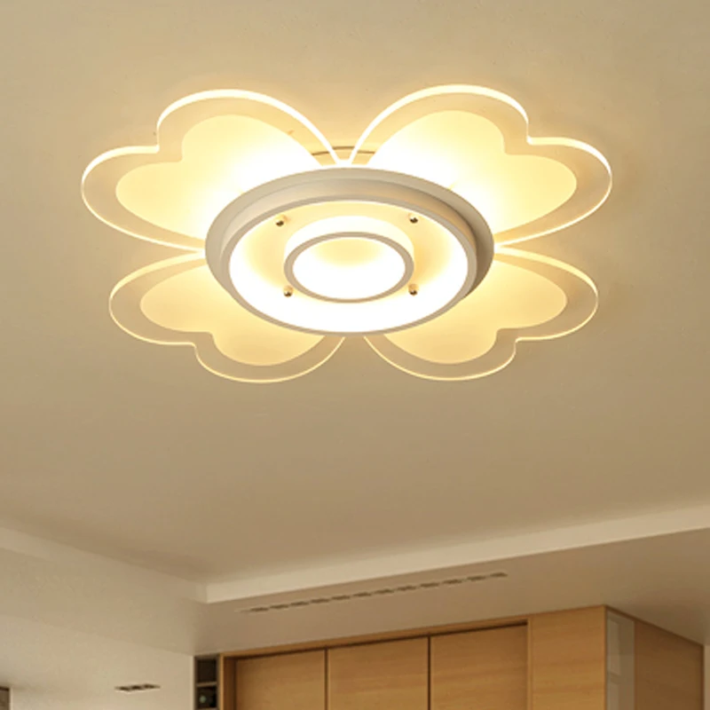 

New Arrival Round Dimmable Modern Led Ceiling Lights For Living Room Bedroom Study Room White Color RC Modern led Ceiling Lamp