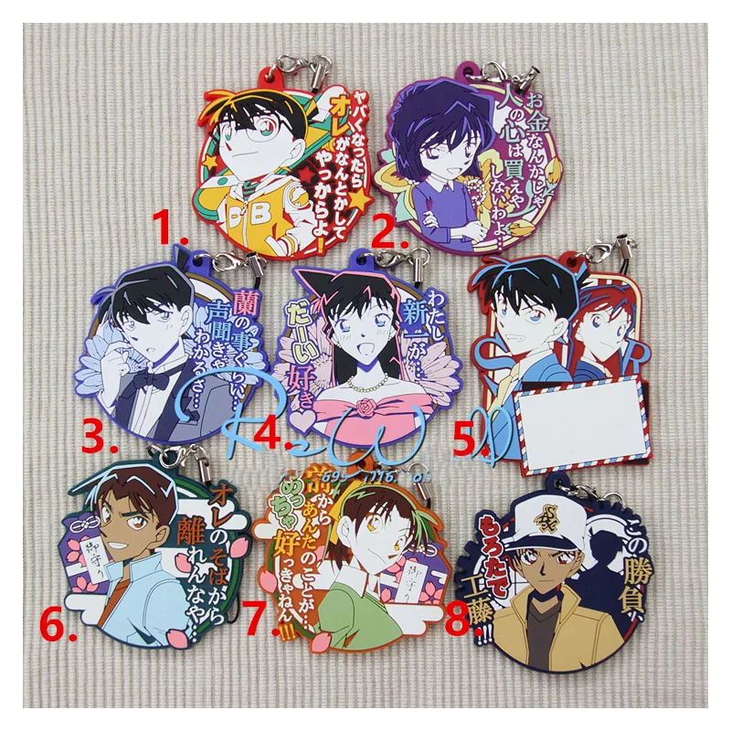 Anime Keychain Detective Conan Mouri Ran Haibara Ai Kudou Shinichi