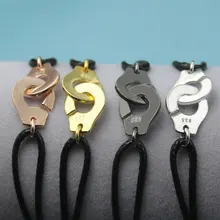 Франция популярный наручный браслет из стерлингового серебра 925 пробы для женщин с черной веревкой 925 серебряный браслет Menottes только 925 штамп