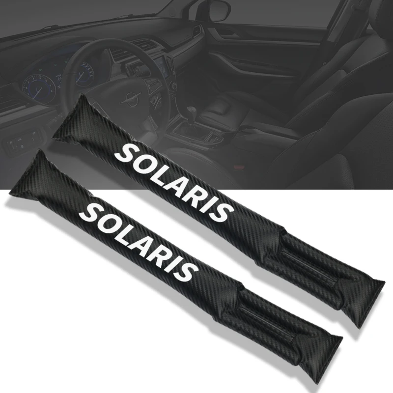 

Carbon Fiber Leakproof Protective Seat Gap Car Cover Pad for Hyundai Solaris 2018 Accessories Car Stling