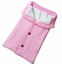 Осенне-зимняя детская коляска, утолщенный спальный мешок, детский Пеленальный спальный мешок, одеяло, обертывание, постельные