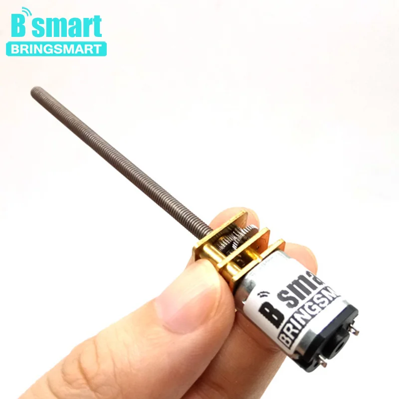 

Bringsmart N20 M3 Screw 55mm Threaded Long Shaft 3V~12V DC Motor 15/30/60/100/150/200/250/300/600rpm Mini Electric Gear Machine