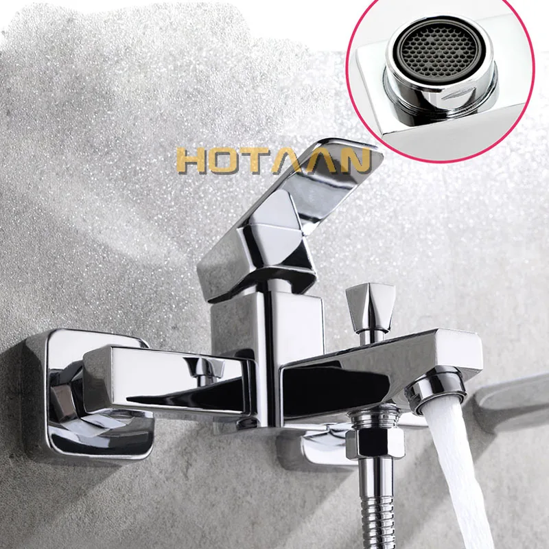 Wall Mounted Waterfall Bathroom Bathtub Handheld Shower Tap Mixer Faucet YT-5331 shower set bathtub faucet shower faucet
