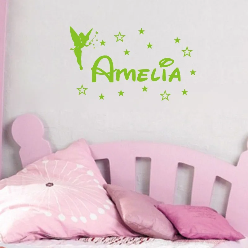 Tinkerbell Bedroom In 15 Dreamy Designs Rilane Personalized Airplane Name Clouds Decal Nursery Decor 9 Tinkerbell Fairies Kids Room Vinyl Wall