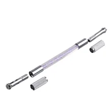 1 шт. новая двойная голова Кристалл акриловая ручная профессиональная татуировка Перманентная Татуировка микро Blading губы бровей Красивая Татуировка Инструмент