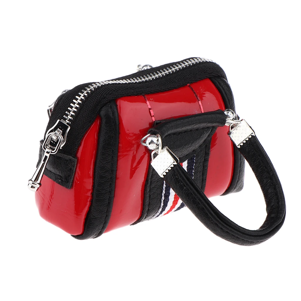 Handmade 1/6 PU Leather Handbag for Blythe 12 Inch Doll Party Outfit Collectibles Gift Dolls accessories