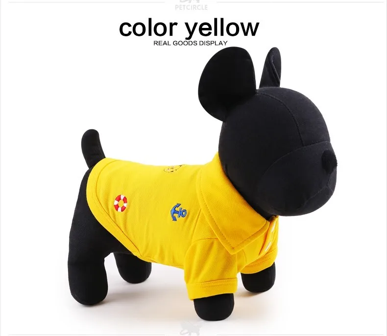 Красочный Летний хлопок Собака Кошка Pet Футбол рубашки поло жилет собака пальто спорта свитер футболка собака Чихуахуа Йоркширский одежда