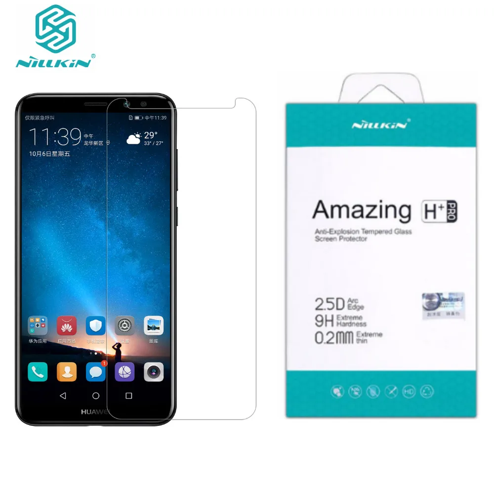 

Huawei Nova 2i Tempered Glass NILLKIN Amazing H+PRO Anti-Explosion Tempered Glass Screen Protector For Huawei Nova 2i Glass Film