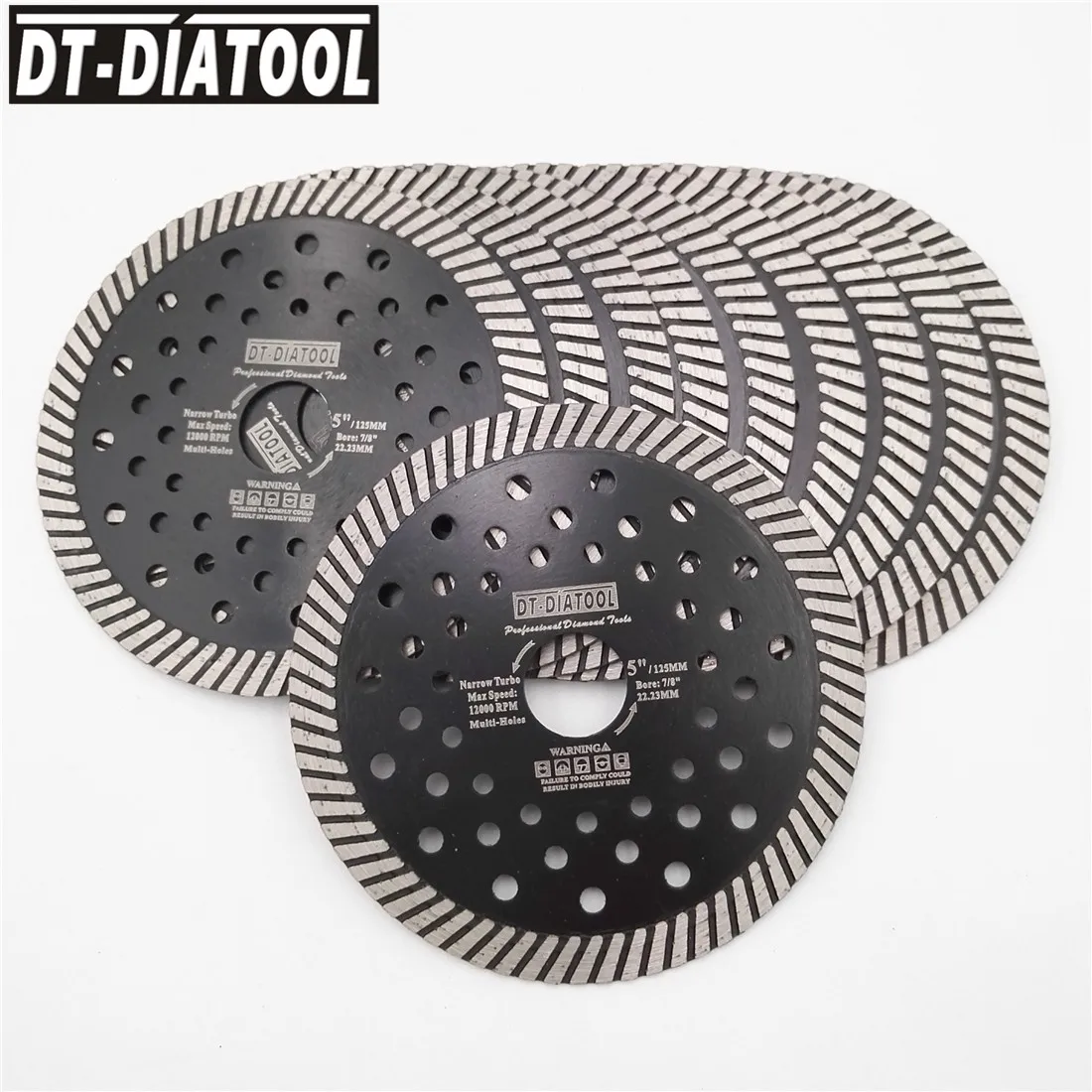 DT-DIATOOL 10 шт. сухой или влажный Профессиональный узкий турбоалмазный режущий диск для камня гранита кладки Блока Бетона