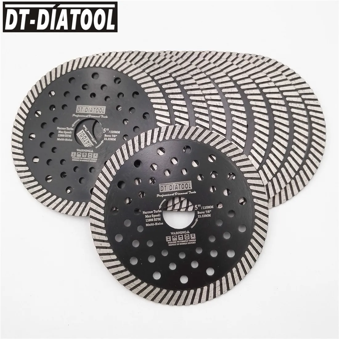 DT-DIATOOL 10pcs 230MM Professional Narrow Turbo Diamond Saw Blade cutting disc for stone granite marble masonry block concrete