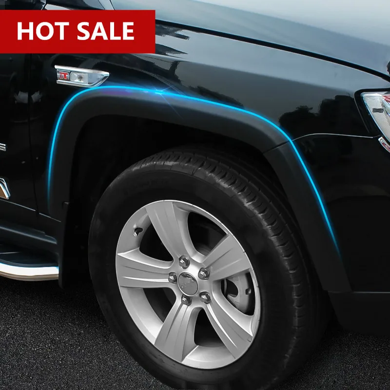 Full Size Fender Flares Wheel Arch Guard Trim For Jeep Compass 2011