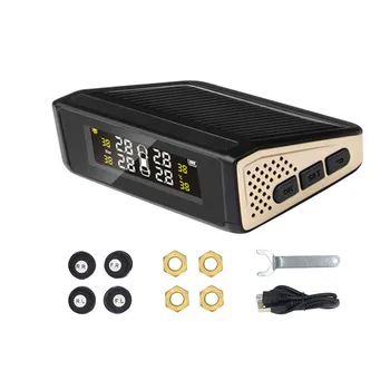 

Car TPMS Wireless Tire Pressure Monitoring System LCD + 4 External Sensors 5.23