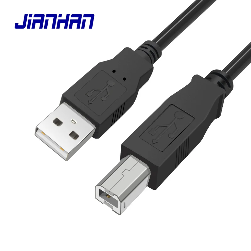 

USB Printer Cable Type B Male to A Male USB 3.0 2.0 Cable for Canon Epson HP ZJiang Label Printer DAC USB Printer Micro Plug