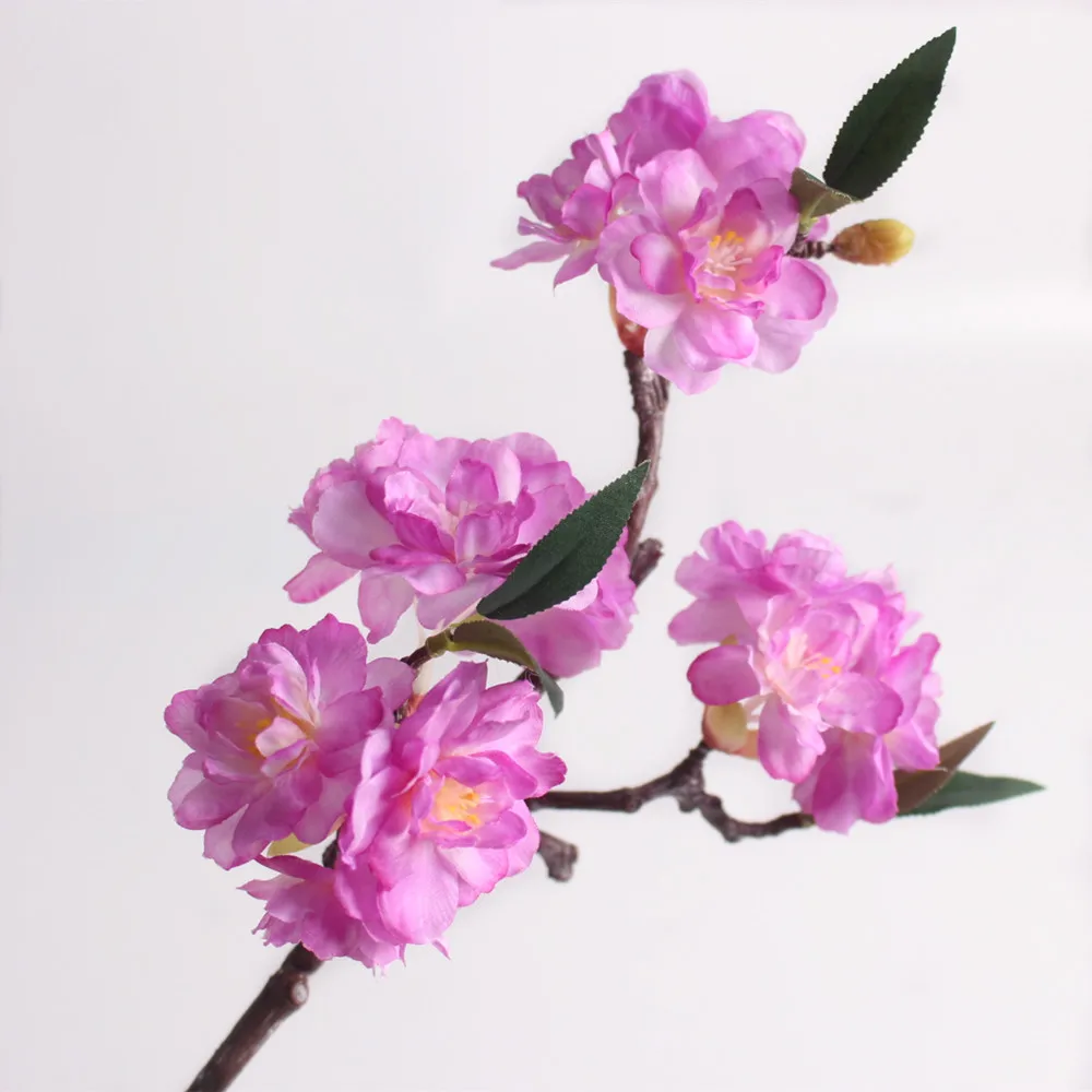 Artificial Silk Flower Mini Cherry Blossom Sakura For Wedding Party Table Decor Acessorise Flores (15)