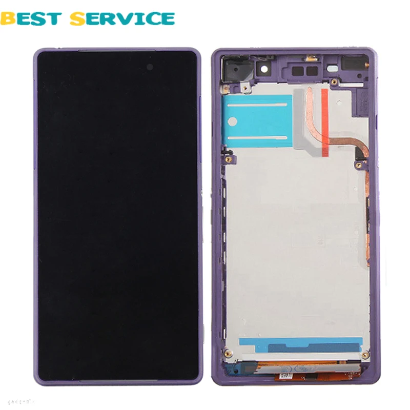 

100% New For Sony Xperia Z2 L50W D6502 D6503 LCD Display with Touch Screen Digitizer Assembly + Frame + Tools Free shipping
