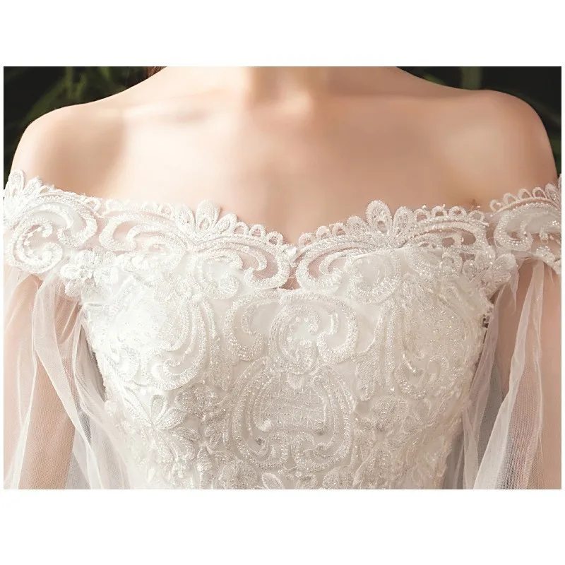Vestido Novia Sirena Роскошные кружевные свадебные платья Русалочки с коротким рукавом