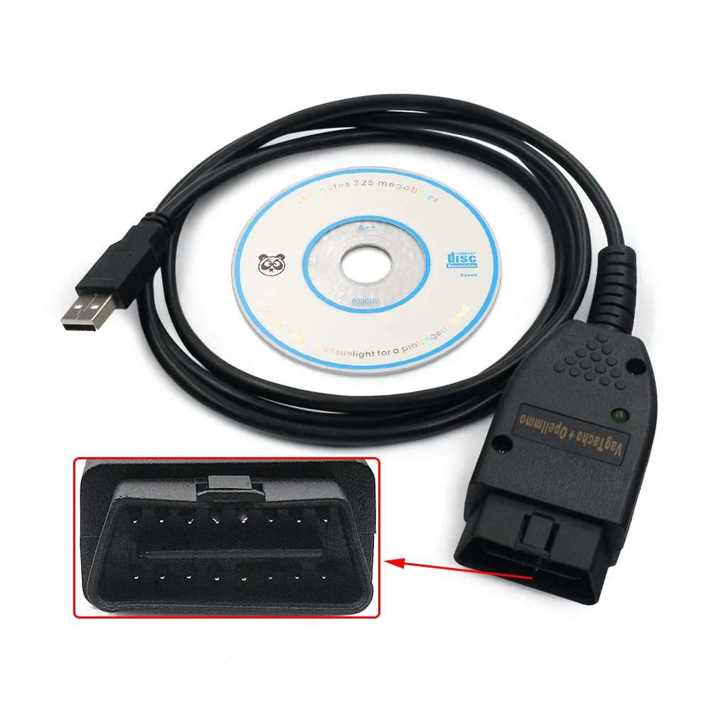 Новинка 2020 диагностические кабели Vag Tacho 3 01 USB диагностический инструмент VAG OBD2