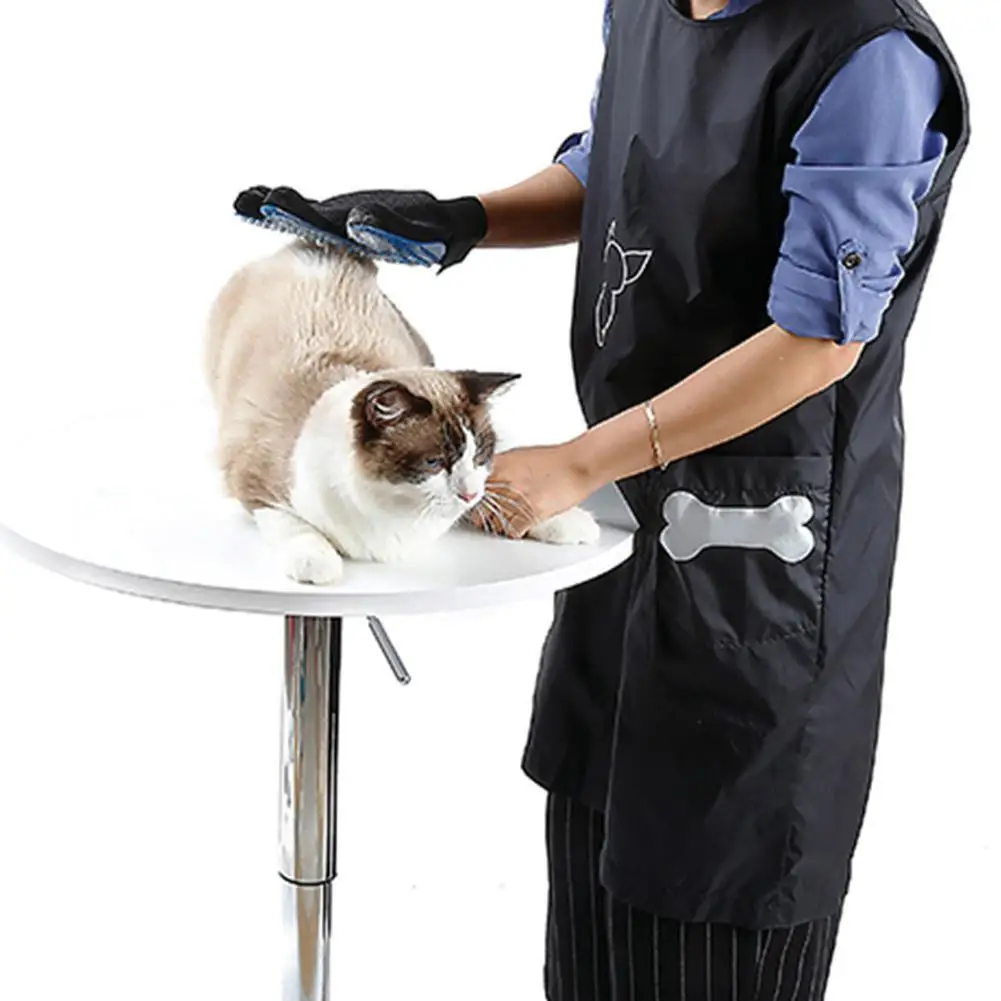 

Anti-static Pet Beautician Work Clothes Apron for Dog Cat Hairdressing Grooming Pet Store Beauty Robe Dress Hot sale