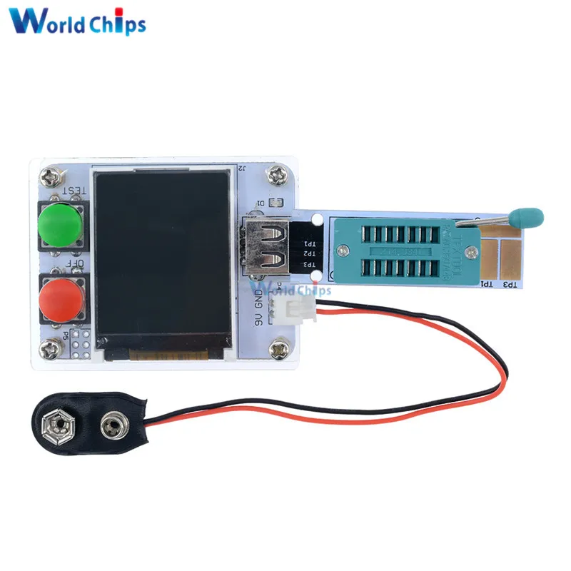

MK-328 1.8 Inch 1.8'' LCD Screen 128X160 Transistor Tester Mini USB ATmega328p ESR Diode Triode Capacitance Transistor Tester