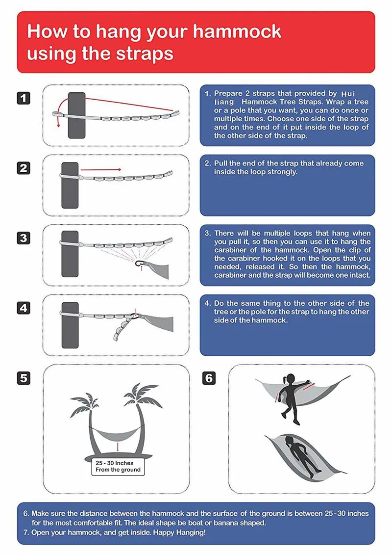 Super Strong Hammock Strap Hanging Hammock Belt Hamaca Hamak for Camping,Traveling,Portable Hanging Tree Rope Free shipping