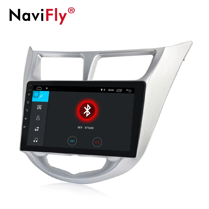 Perfect NaviFly Car Radio Multimedia no 2 din android Video Player Navigation GPS For Solaris 1 2 Hyundai Accent Verna Sedan 5