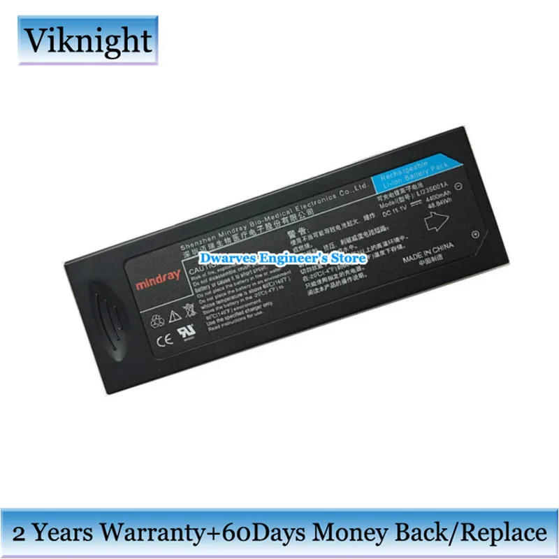 48.84Wh Original Mindray L123S001A Laptop Battery 4400mAh Black for Free Shipping