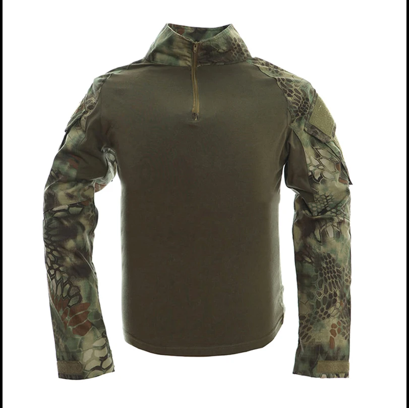 S. ARCHON Тактическая Военная армейская рубашка мужские рубашки с длинным рукавом Мультикам Униформа лягушка костюм футболки 12 камуфляжных цветов Одежда