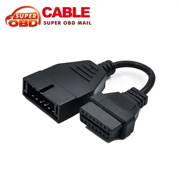 

2018 Newest 12 Pin OBD 2 Connector Adapter Car Accessories Diagnostic Extension Cable 12pin to 16Pin for GM Free Shipping