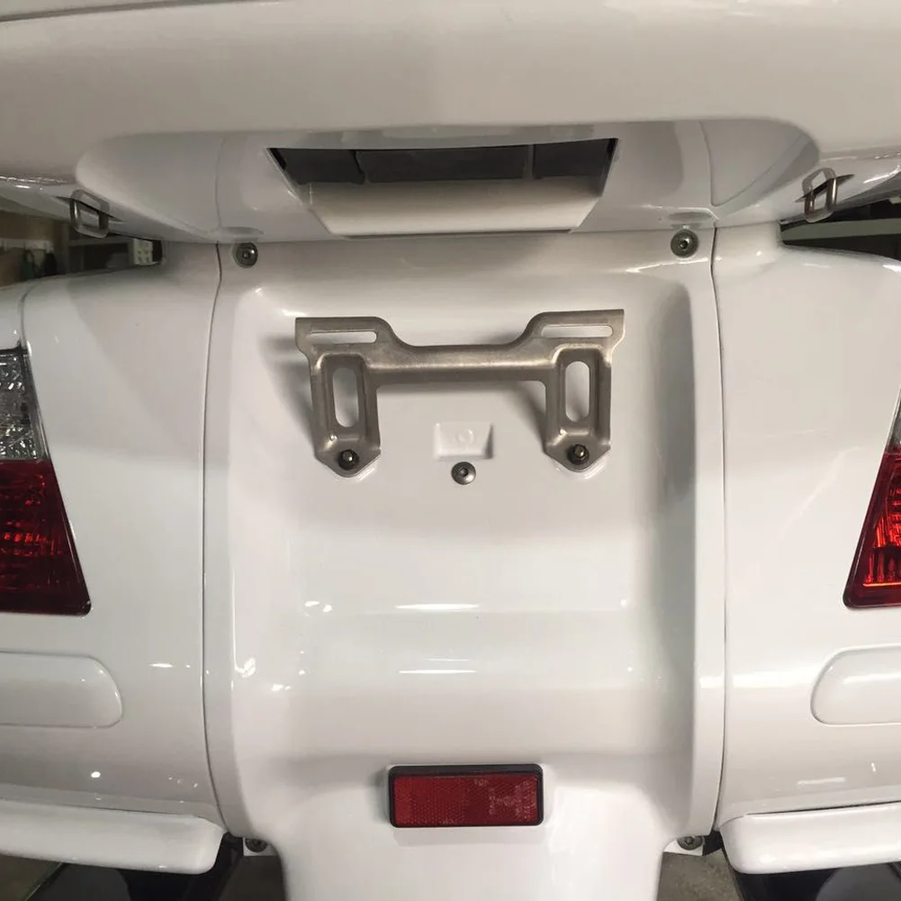 

Motorbike Rear License Plate Mounting Bracket Holder for Honda Goldwing GL1800 2001 2002 2003 2004 2005 2006 2007 2008 2009 2010