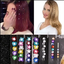 Новинка, украшение для волос с драгоценными камнями, украшение для волос, блестящий кристалл, Модный свадебный производитель для волос, красочное украшение, акриловое стекло, камень для женщин и девочек