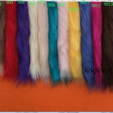 Искусственный Лисий мех плюшевая ткань искусственная плюшевая ткань