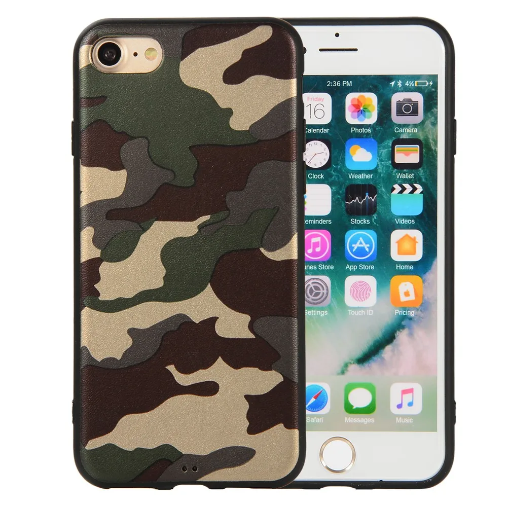 Camouflage Camo Slim Fit Anti Scratch Shock Proof Anti Finger Print