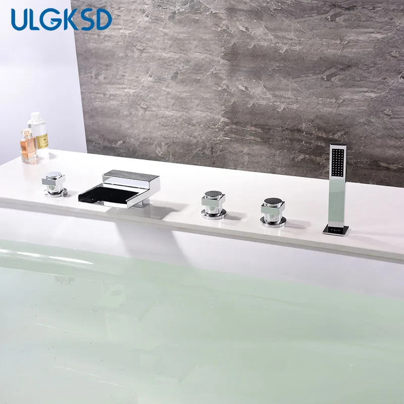 5pcs bathtub faucet