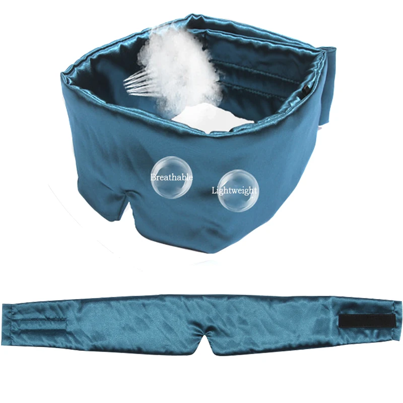 3D ультра-мягкая дышащая шелковая маска для сна, губка для глаз с эффектом памяти, повязка на глаза, повязка на глаза для путешествий