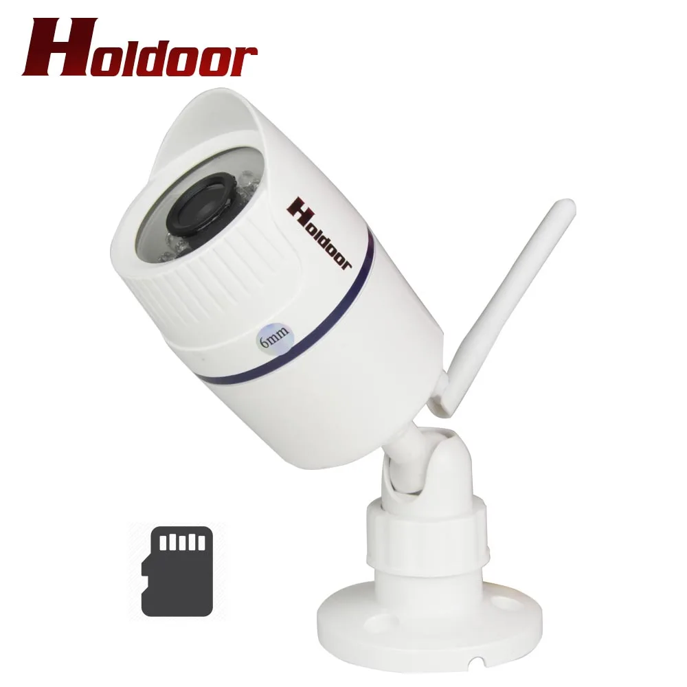 

Holdoor HD IP Camera WIFI Wireless Security Camera 720P Night Vision IP65 Waterproof White Multi-Language Infrared LED Indoor