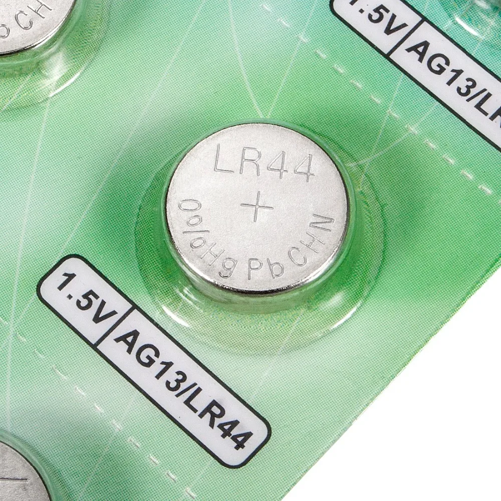 10 шт./лот батарея LR44 L1154 RW82 RW42 SR1154 SP76 A76 357A pilas lr44 с щелочными кнопками|1.5v ag13 battery|battery