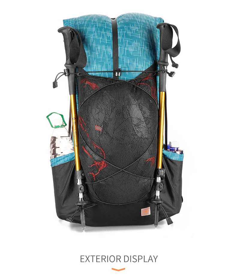 3F UL снаряжение Кемпинг походные рюкзаки путешествия рюкзак Сверхлегкий Мешок(пена коврик рама) 40L+ 16L