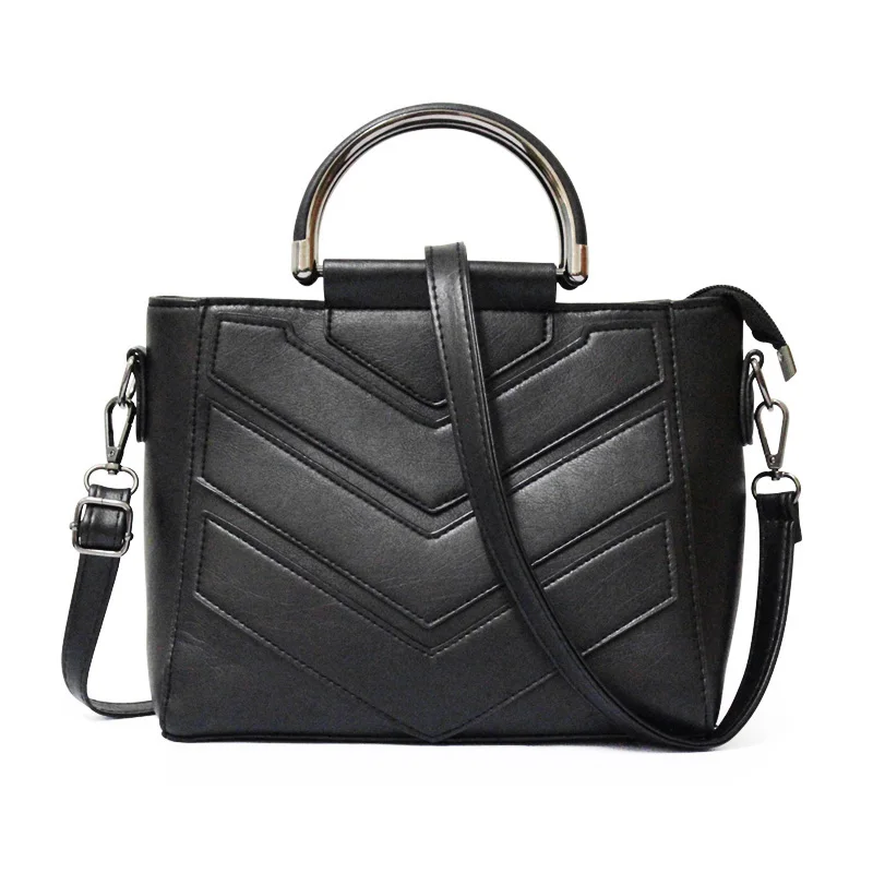 

Luxury Women Bags Messenger Bag Tote Shoulder Hand Bag Leather Handbag Black