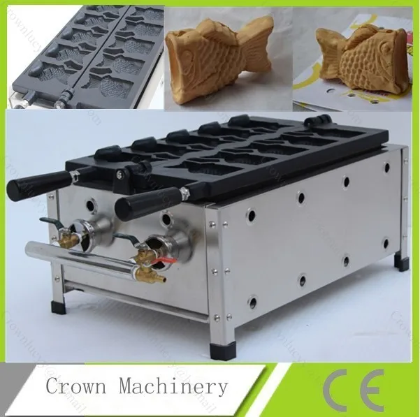 

LPG Gas Commercial Ice cream Fish Taiyaki maker;Taiyaki Machine;fish waffle maker
