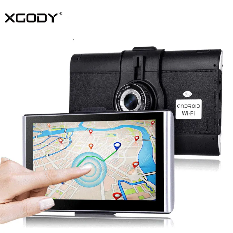 Xgody Car Camera Dvr Gps 7''Android Video Recorder Dash Cam Gps Navigation Bluetooth Av-In 512m+8gb Free Map 2018 Eu Map WIFI Xgody Car Camera Dvr Gps 7''Android Video Recorder Dash Cam Gps Navigation Bluetooth Av-In 512m+8gb Free Map 2018 Eu Map WIFI