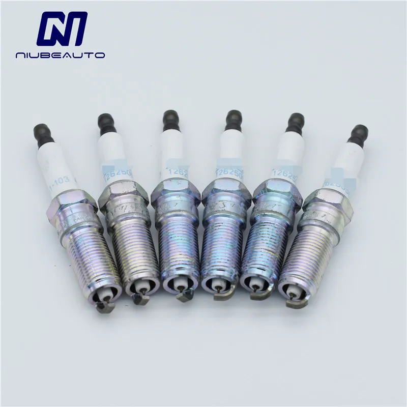 6pcs/lot New Iridium Spark Plug For Acdelco 41103 12625058 For Buick